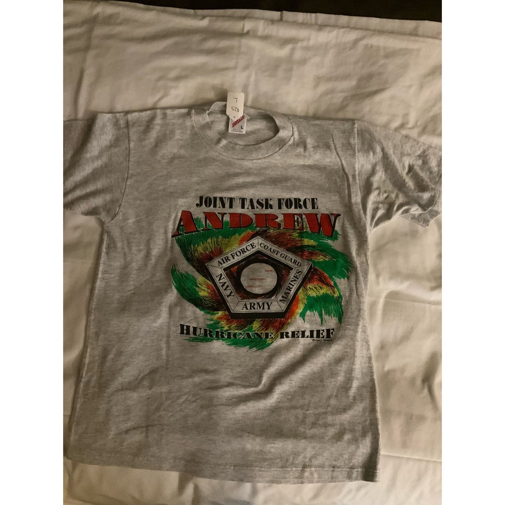 Vintage 1992 hurricane andrew USA relief task force